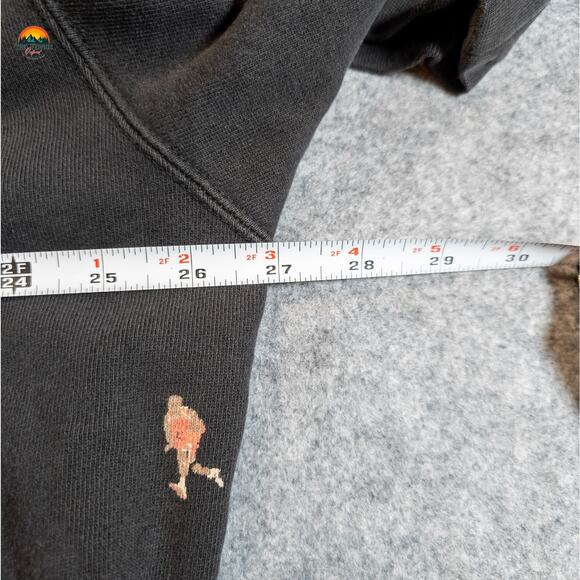 Jordan Pullover Hoodie Black Essentials Graphic Fleece Long Sleeve Men's 2XL - Picture 6 of 10